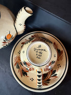 Antique HB Quimper Tea Set